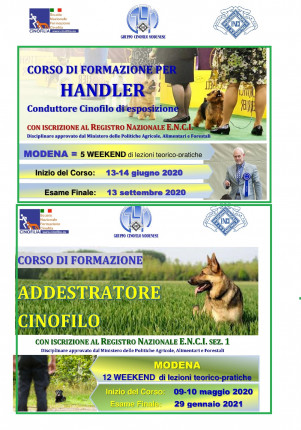 Corsi per Addestratore ENCI