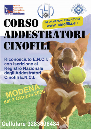 Corso Addestratori ENCI 2026