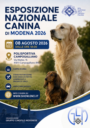 Esposizione Cinofila Nazionale di Modena 2026