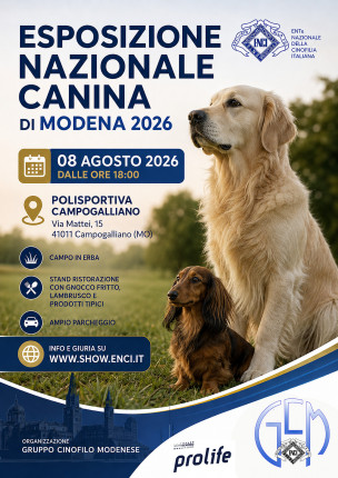 Esposizione Cinofila Nazionale di Modena 2026